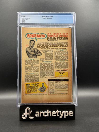 Fantastic Four #49 – Marvel (1966) CGC 4.0 Off-White Pages