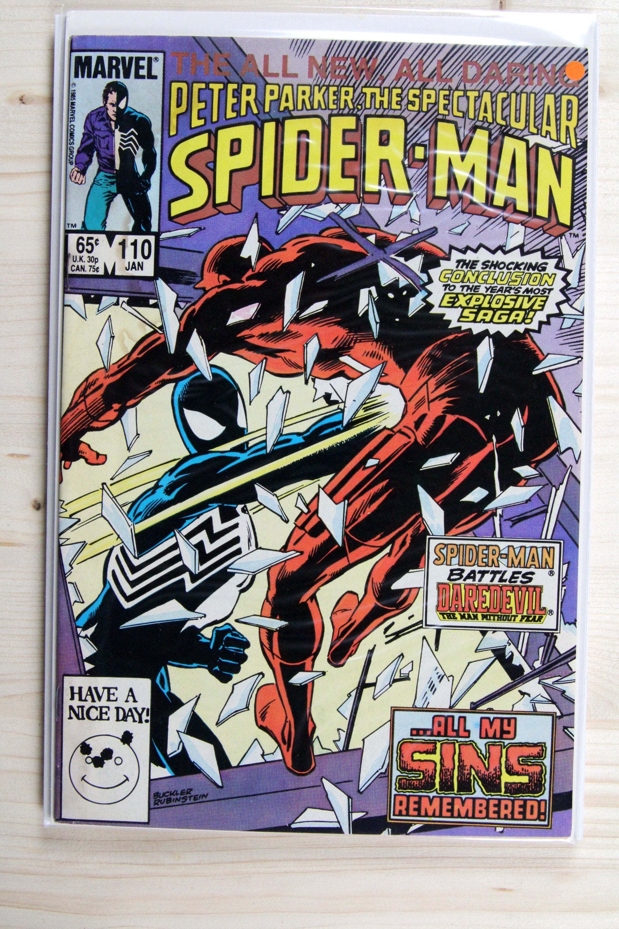 The Spectacular Spider-Man #110 – Marvel (1986) 6.5 FN+