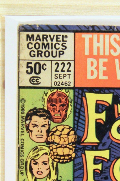 Fantastic Four #222 – Marvel (1980) 7.5 VF- Joe Sinnott art | Newsstand Edition