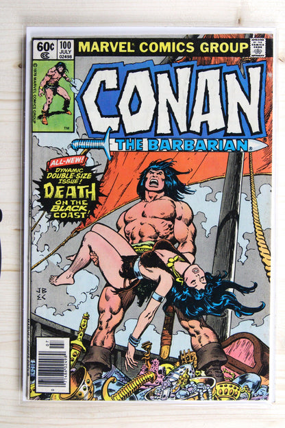 Conan the Barbarian #100 – Marvel (1979) 8.0 VF "Hostess" The Fantastic Four | Newsstand Edition