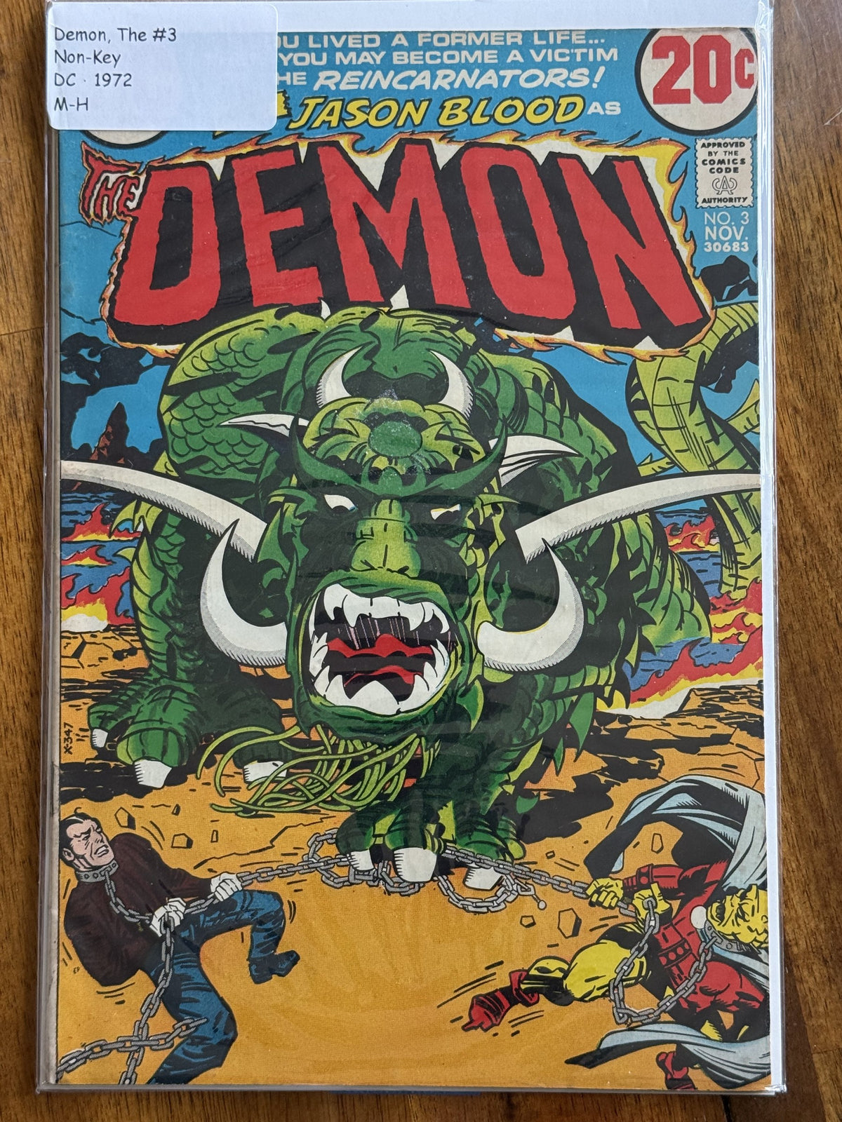 The Demon #3 – DC Comics (1972) 7.5 VF-