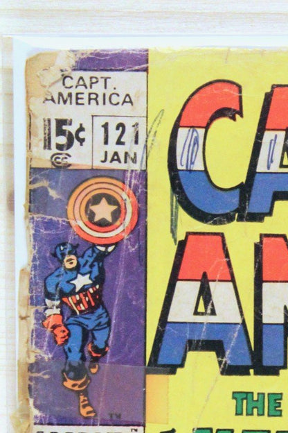 Captain America #121 – Marvel (1970) 2.0 GD Joe Sinnott cover | Stan Lee story