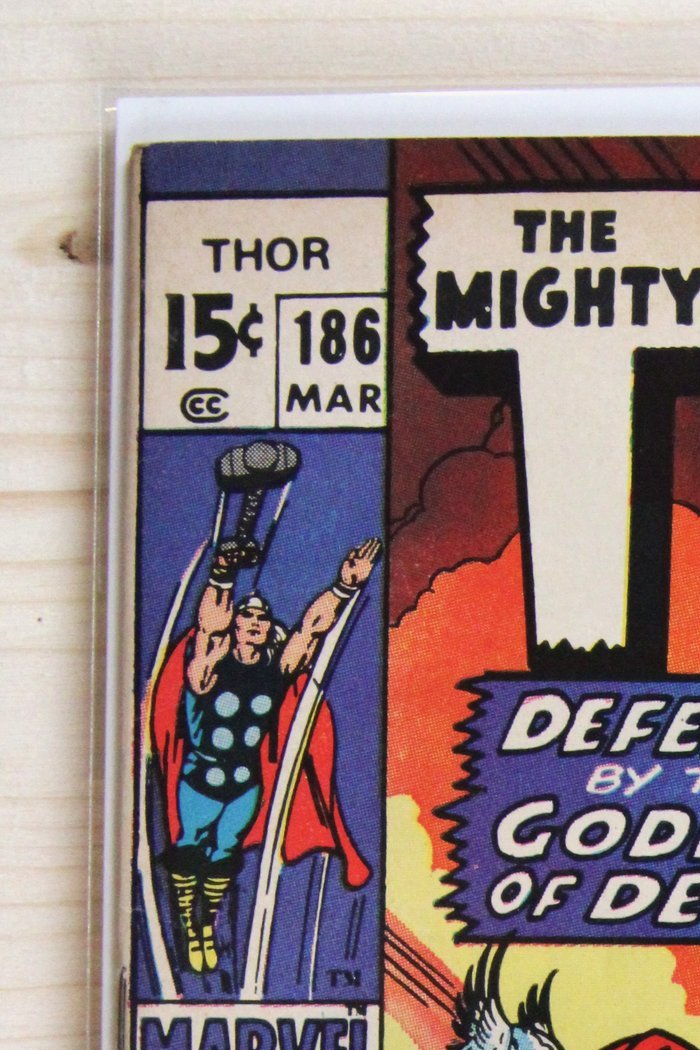 Thor #186 – Marvel (1971) 6.0 FN Joe Sinnott | Stan Lee story