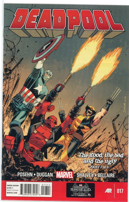 Deadpool #16-18 (2013) Marvel Comics Lot