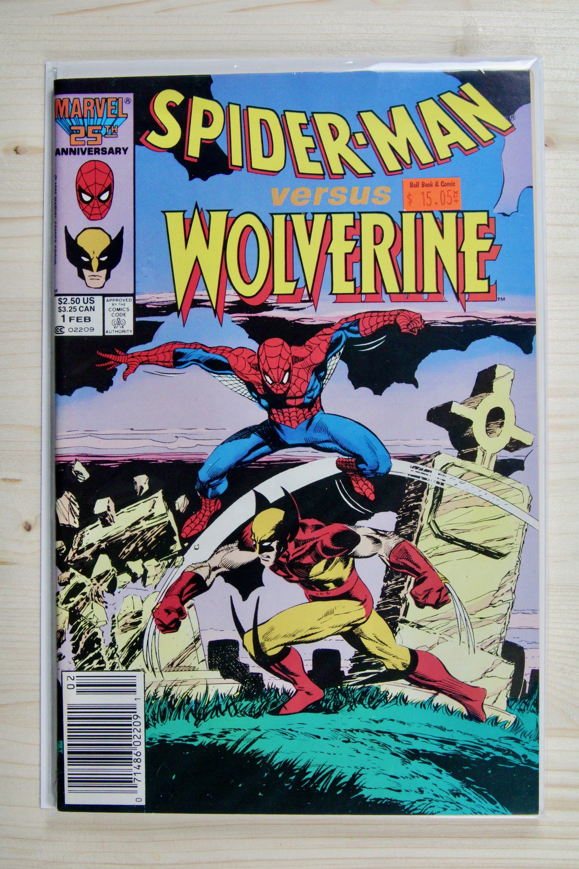 Spider-Man vs. Wolverine #1 – Marvel (1987) 9.4 NM