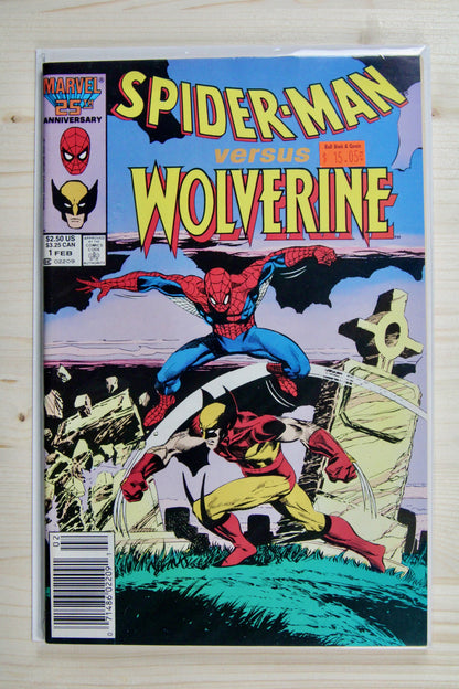 Spider-Man vs. Wolverine #1 – Marvel (1987) 9.4 NM
