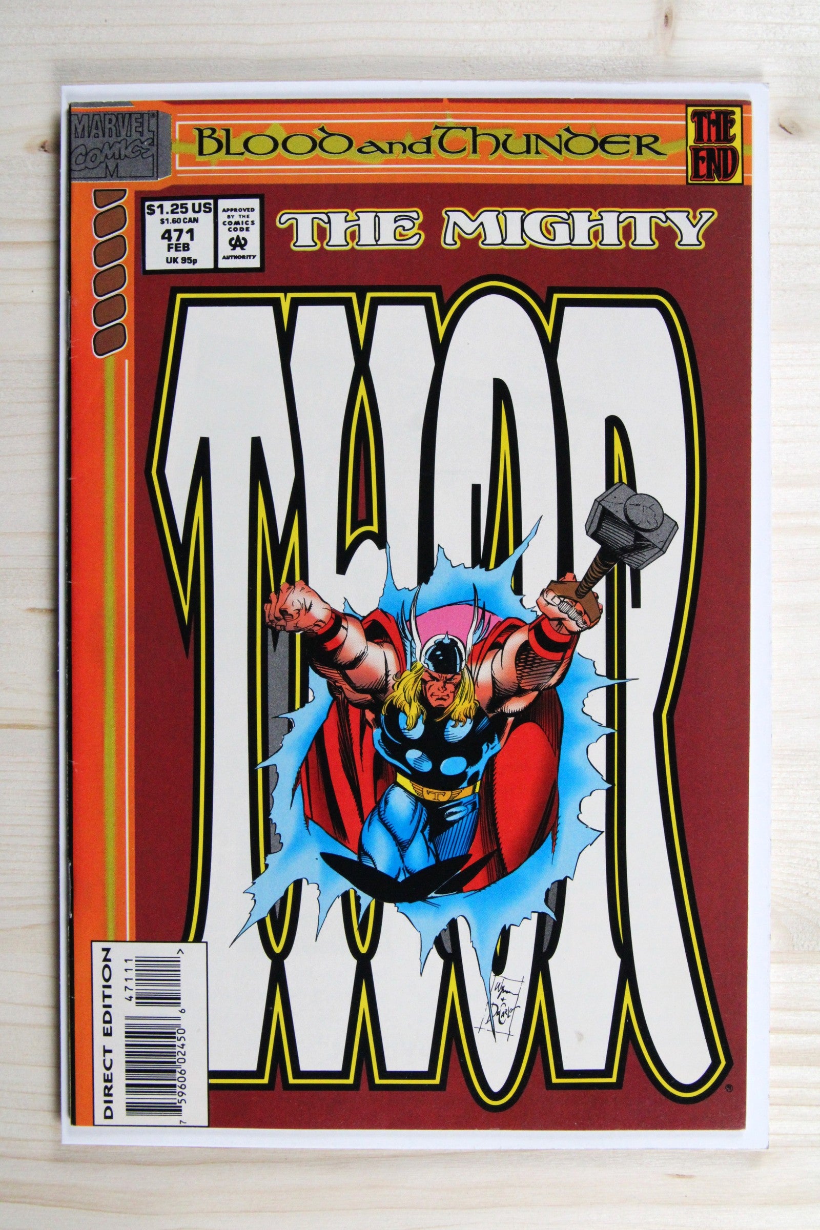 The Mighty Thor #471 – Marvel (1994) 9.0 VF/NM Blood and Thunder