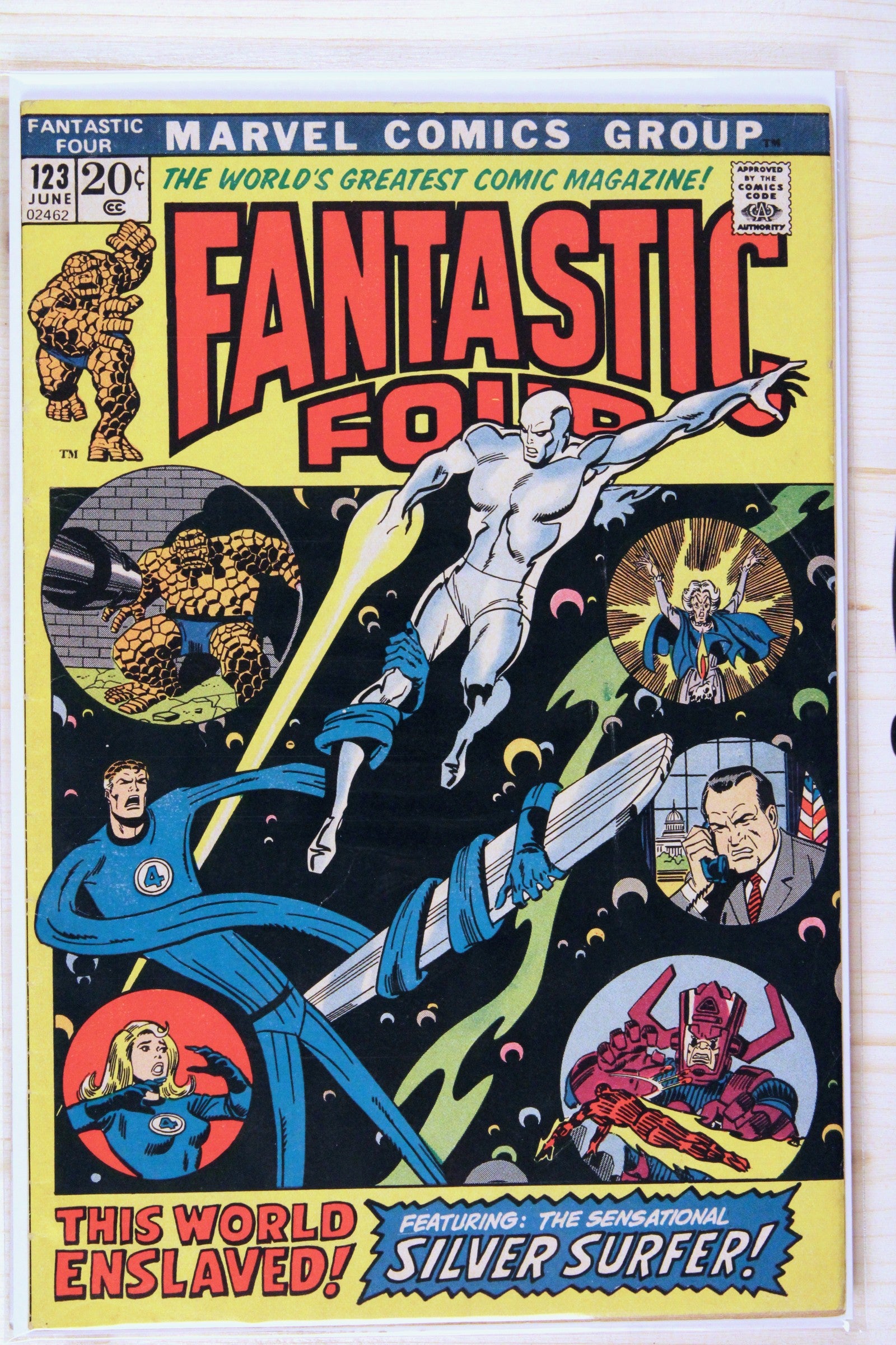 Fantastic Four #123 – Marvel (1972) 7.0 FN/VF Joe Sinnott | Stan Lee story
