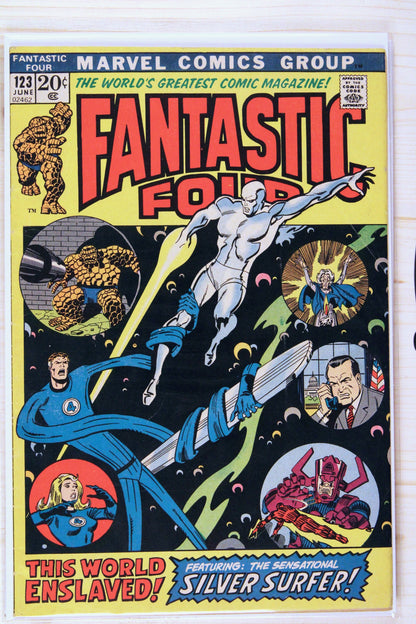 Fantastic Four #123 – Marvel (1972) 7.0 FN/VF Joe Sinnott | Stan Lee story
