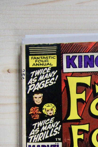 Fantastic Four #6 – Marvel (1962) 5.0 VG/FN Jack Kirby story | Stan Lee story | King-Size Special