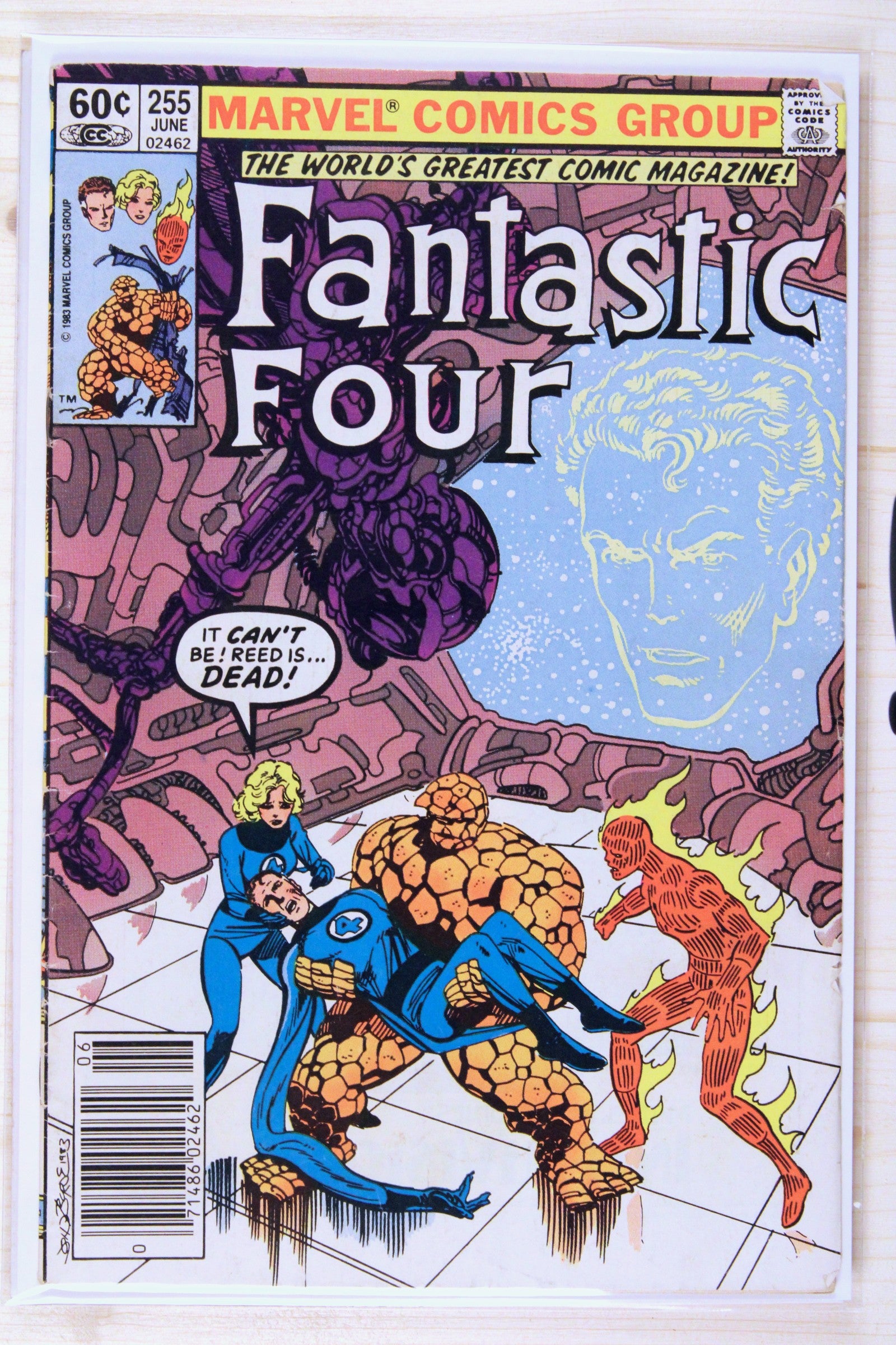 Fantastic Four #255 – Marvel (1983) 6.5 FN+ Annihilation Gambit | John Byrne story | Newsstand Edition