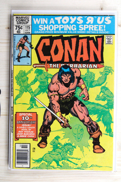 Conan the Barbarian #115 – Marvel (1980) 7.0 FN/VF Newsstand Edition