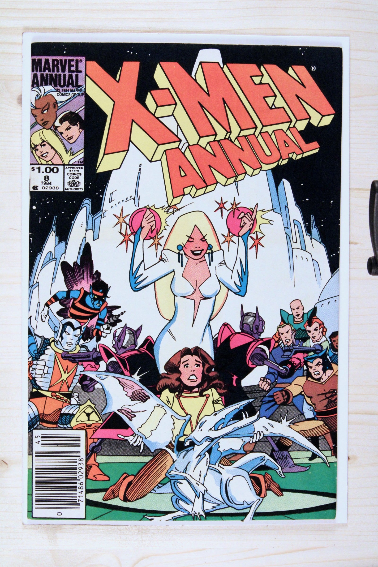 X-Men Annual #8 – Marvel (1984) 8.5 VF+ Chris Claremont story | Newsstand Edition