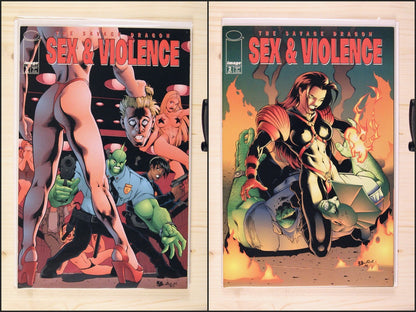 Savage Dragon: Sex and Violence #1-2 – Image (1997) Full Series