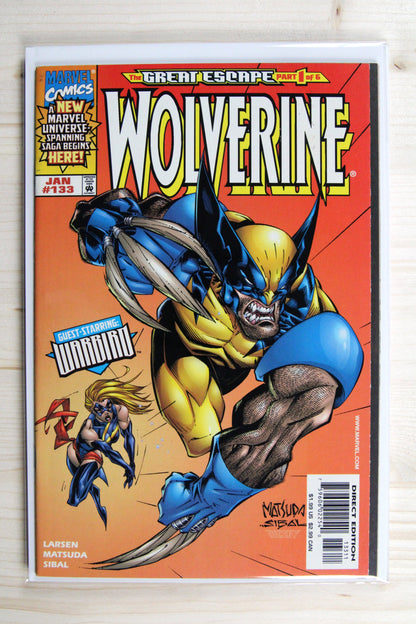 Wolverine #133 – Marvel (1999) 9.2 NM- The Great Escape | Erik Larsen story