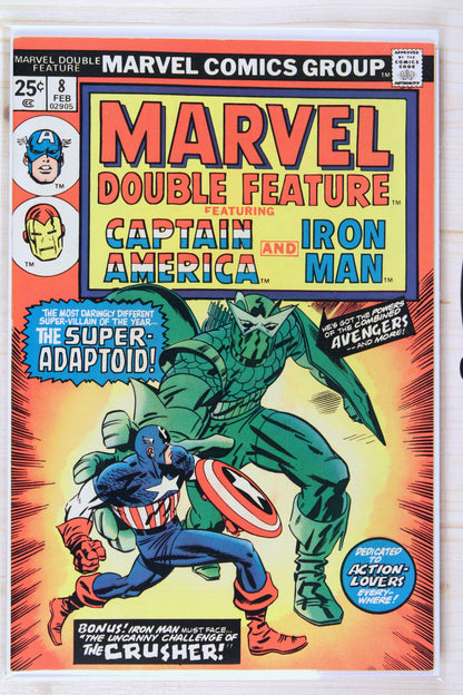 Marvel Double Feature #8 – Marvel (1975) 7.0 FN/VF Jack Kirby art | Stan Lee story