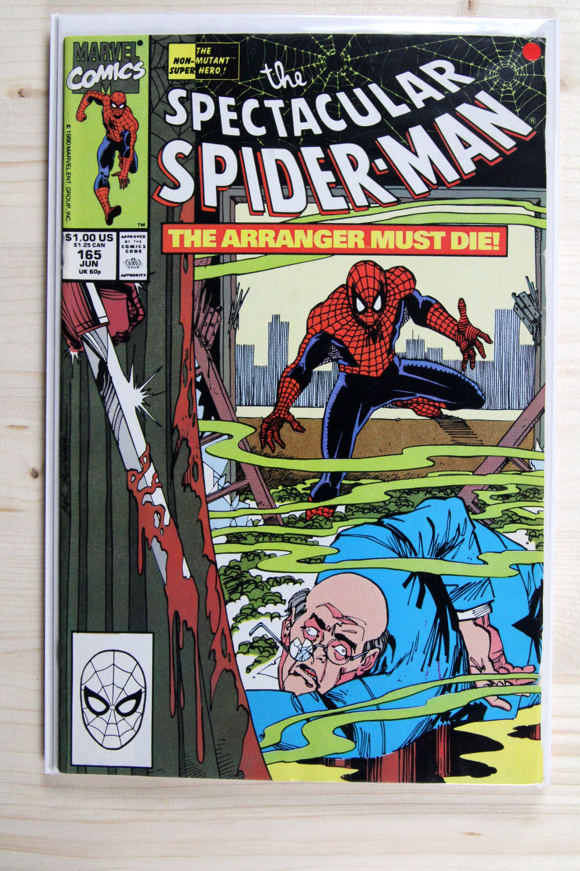The Spectacular Spider-Man #165 – Marvel (1990) 9.0 VF/NM