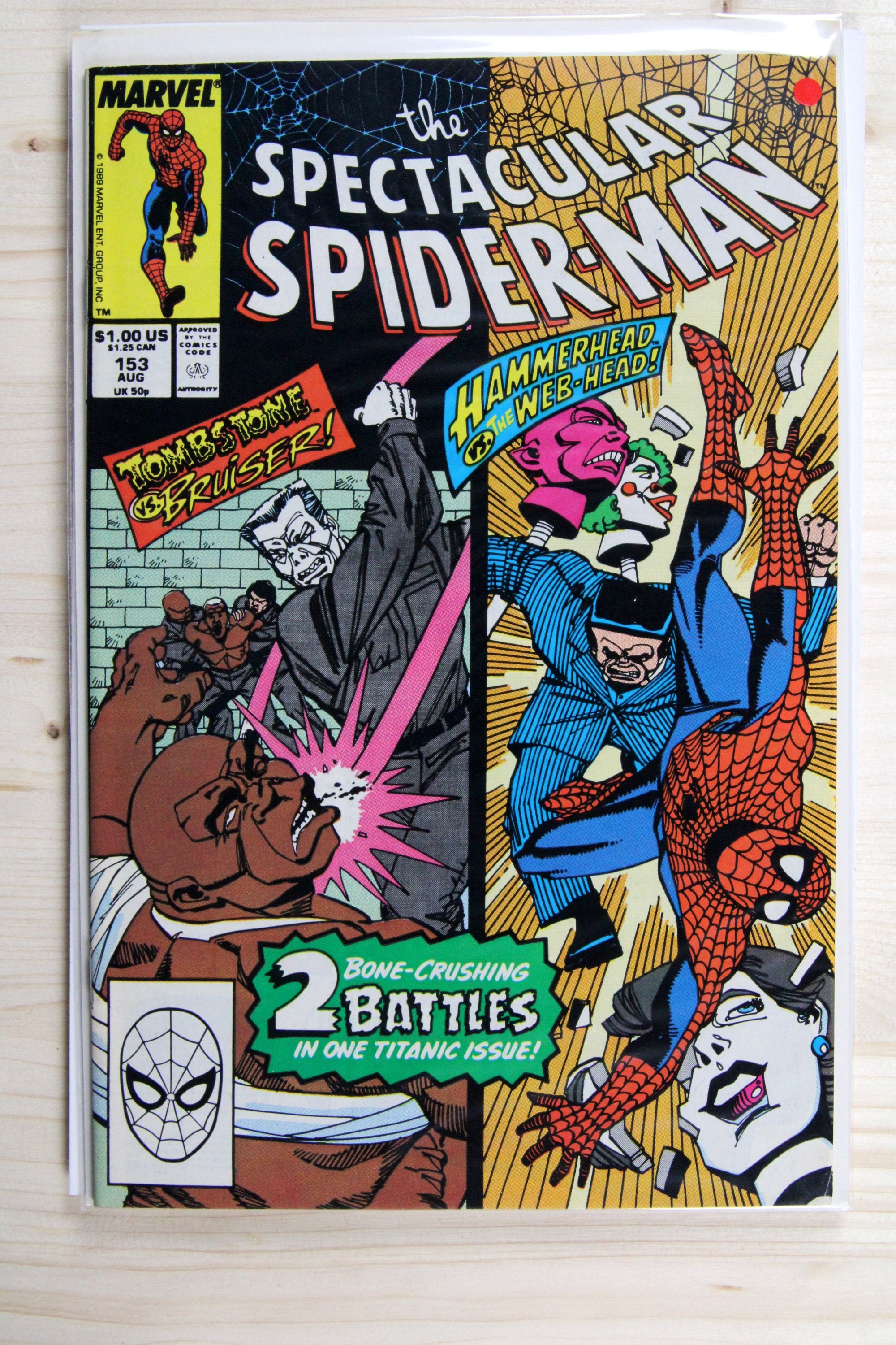 The Spectacular Spider-Man #153 – Marvel (1989) 9.0 VF/NM