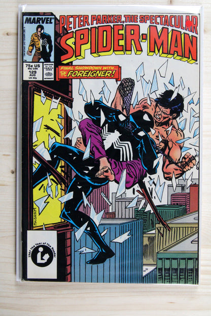 Peter Parker, The Spectacular Spider-Man #129 – Marvel (1989) 9.0 VF/NM