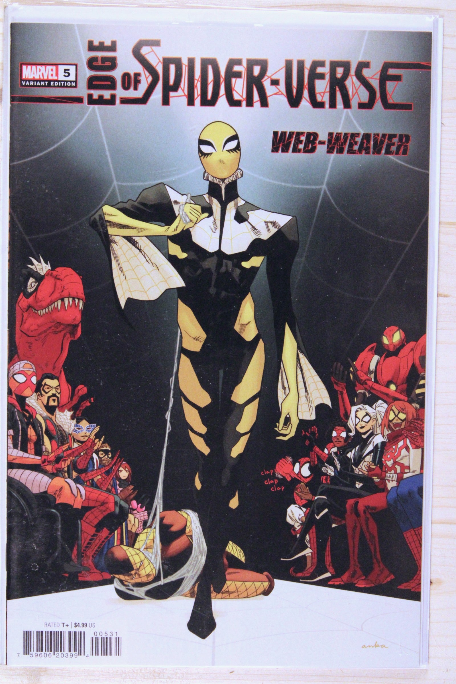 Edge of Spider-Verse #5 – Marvel (2022) 9.6 NM+ "Spider-Man" End of the Spider-Verse | Anka Variant