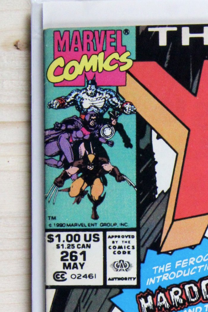 The Uncanny X-Men #261 – Marvel (1990) 9.0 VF/NM Chris Claremont story | Jim Lee cover | Newsstand