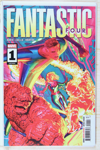Fantastic Four #1 – Marvel (2023) 9.6 NM+ Alex Ross cover | Jack Kirby cover