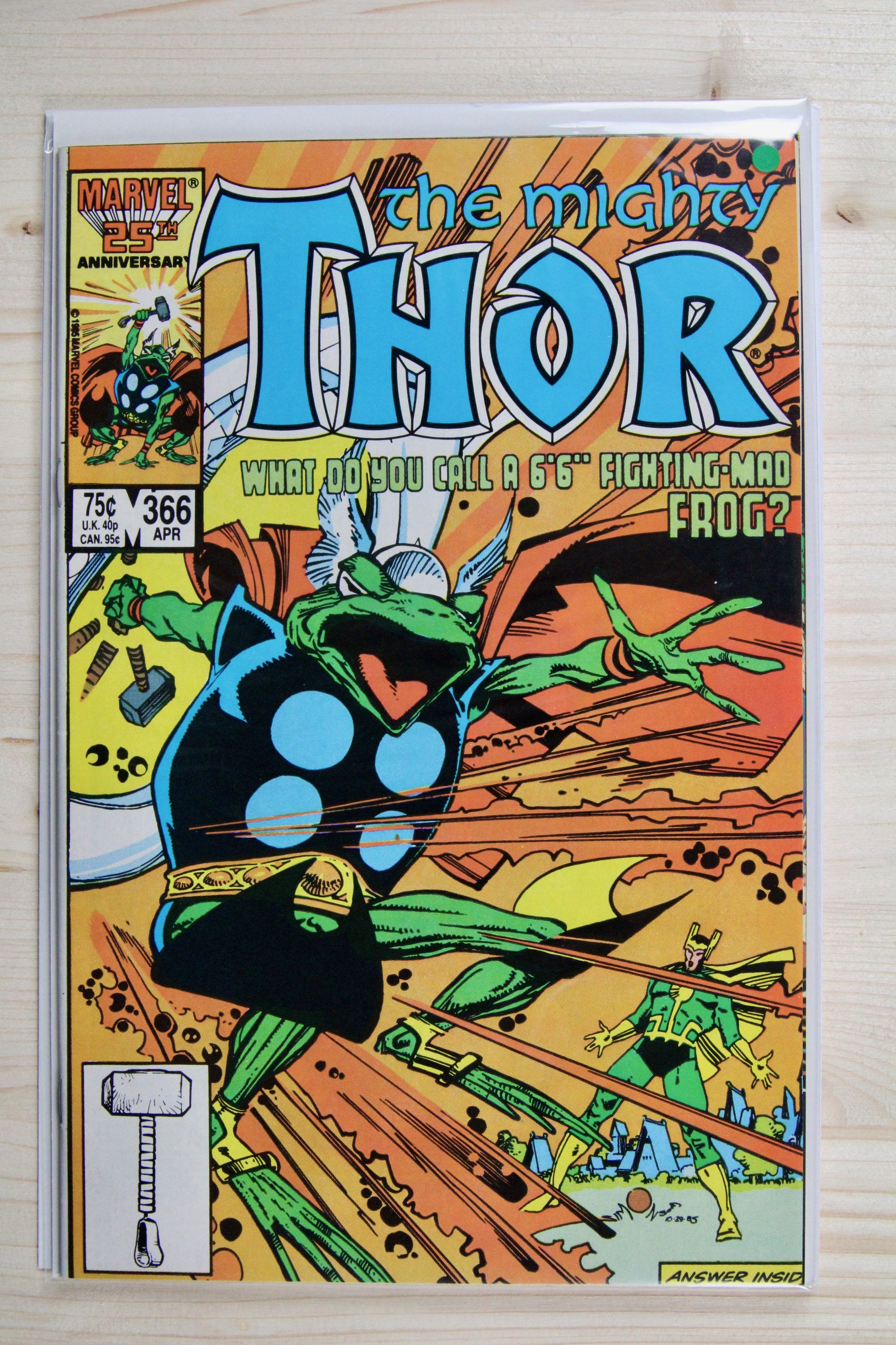 The Mighty Thor #366 – Marvel (1986) 9.0 VF/NM