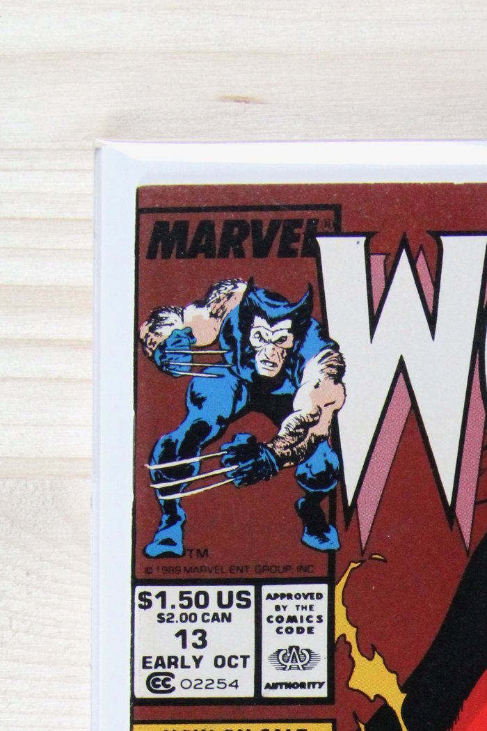 Wolverine #13 – Marvel (1989) 8.5 VF+ The Gehenna Stone Affair