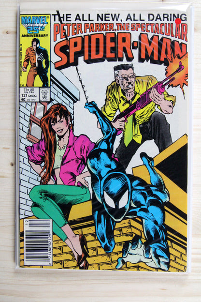 Peter Parker, the Spectacular Spider-Man #121 – Marvel (1986) 7.0 FN/VF John Romita art