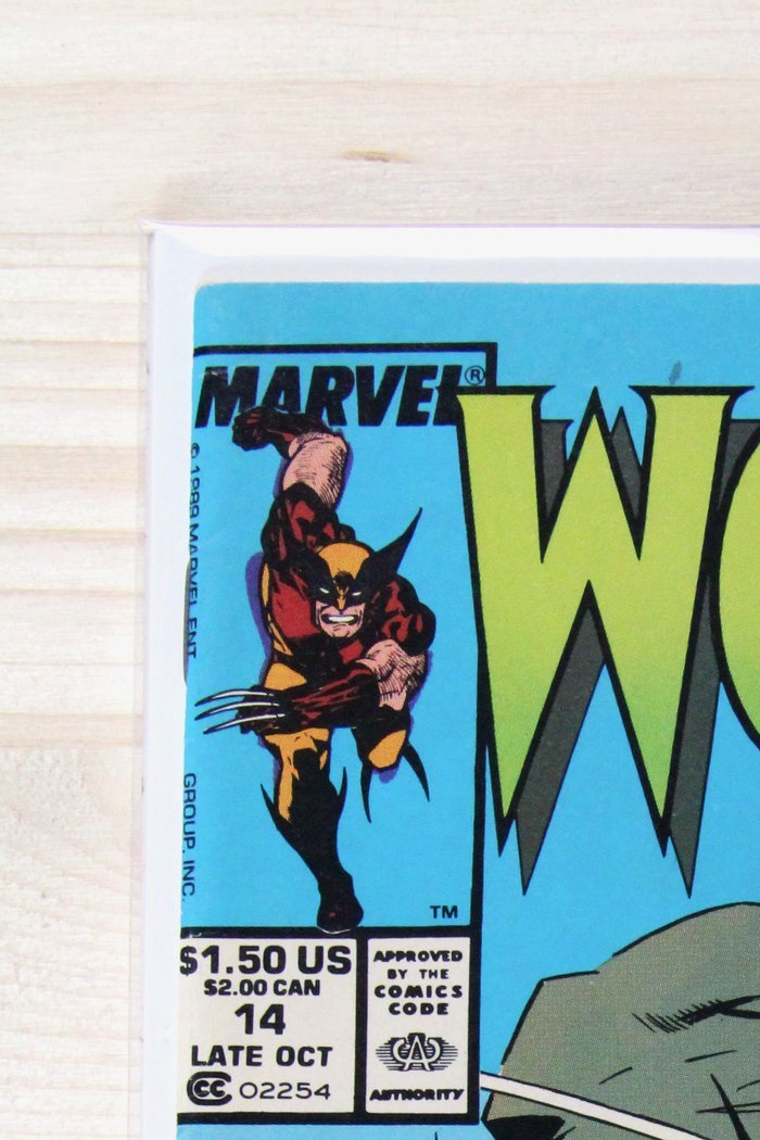 Wolverine #14 – Marvel (1989) 9.0 VF/NM The Gehenna Stone Affair | Newsstand