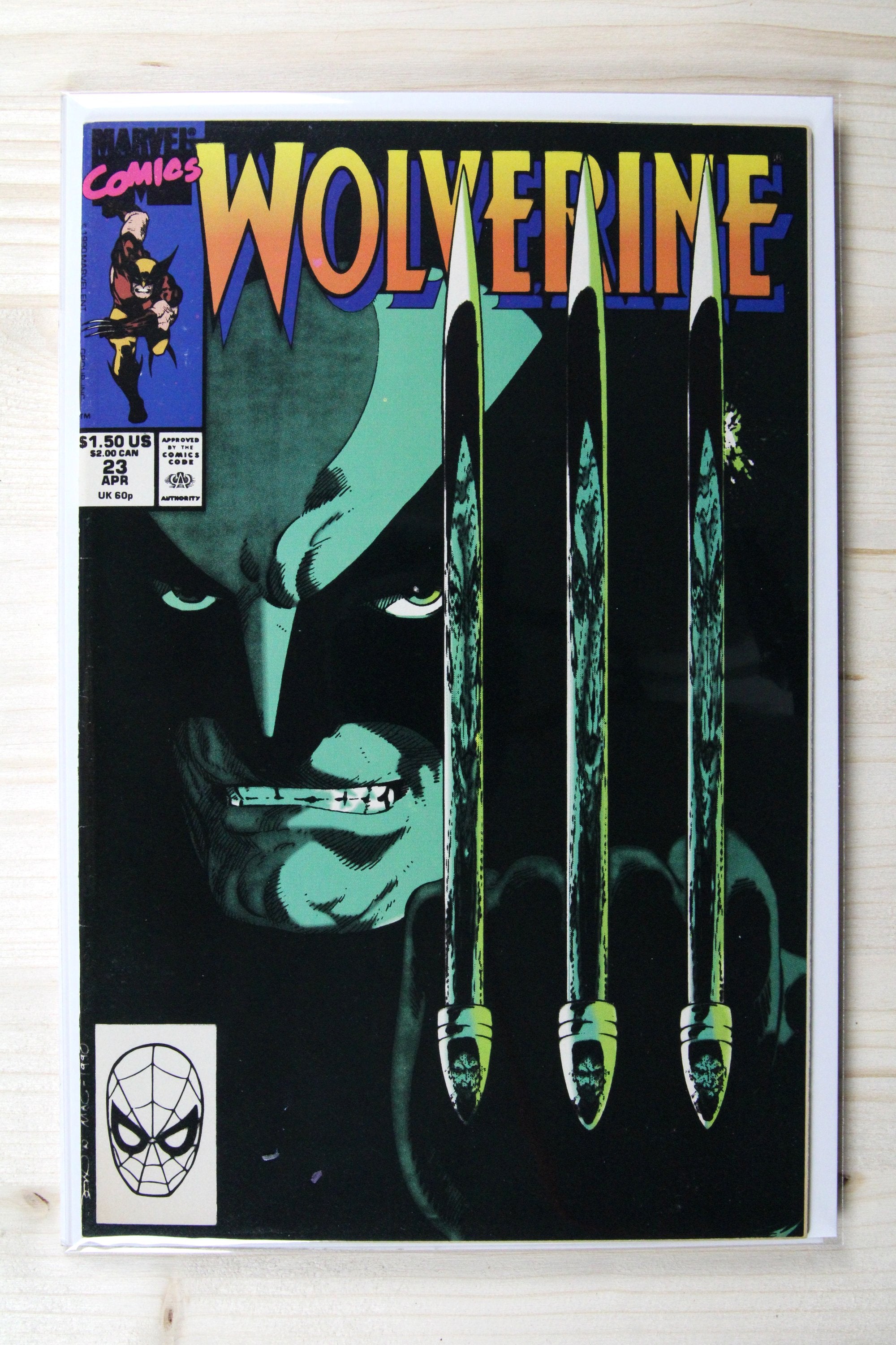 Wolverine #23 – Marvel (1990) 8.5 VF+ John Byrne art