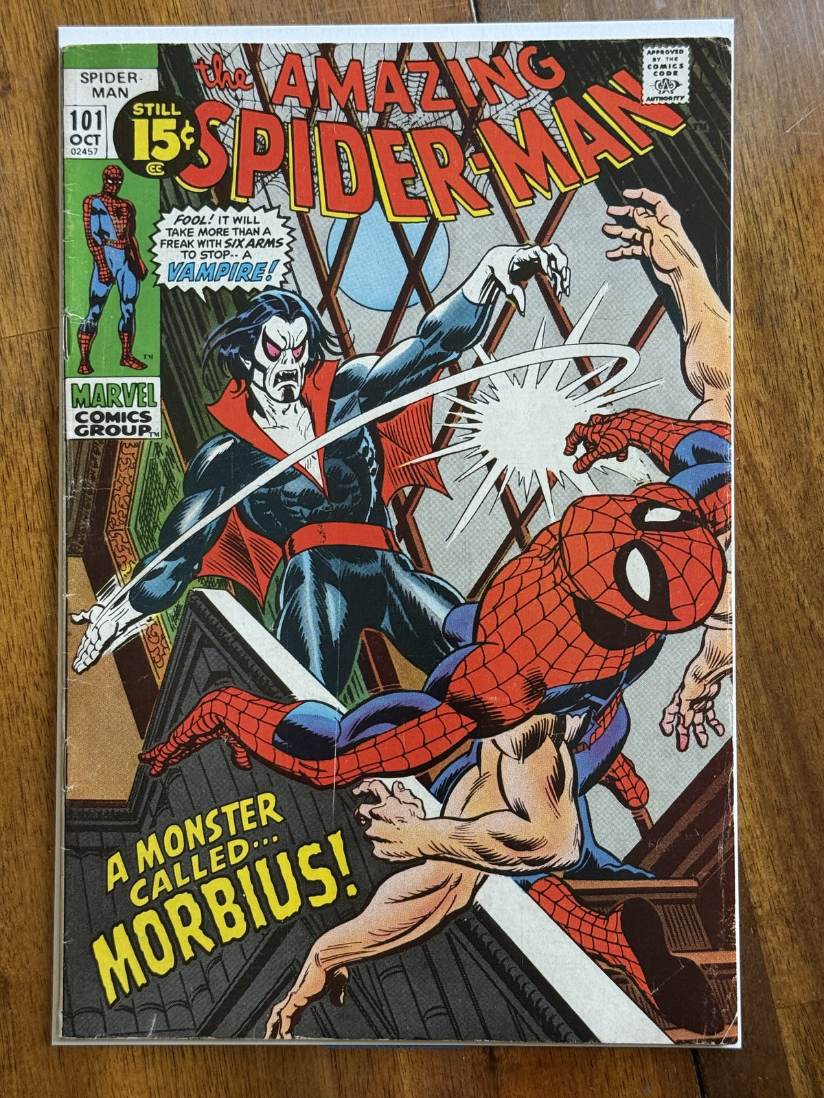The Amazing Spider-Man #101 – Marvel (1971) 6.0 FN Six Arms Saga | John Romita cover | Stan Lee
