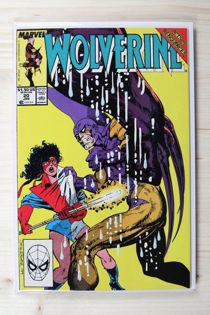 Wolverine #20 – Marvel (1990) 9.0 VF/NM The Lazarus Project