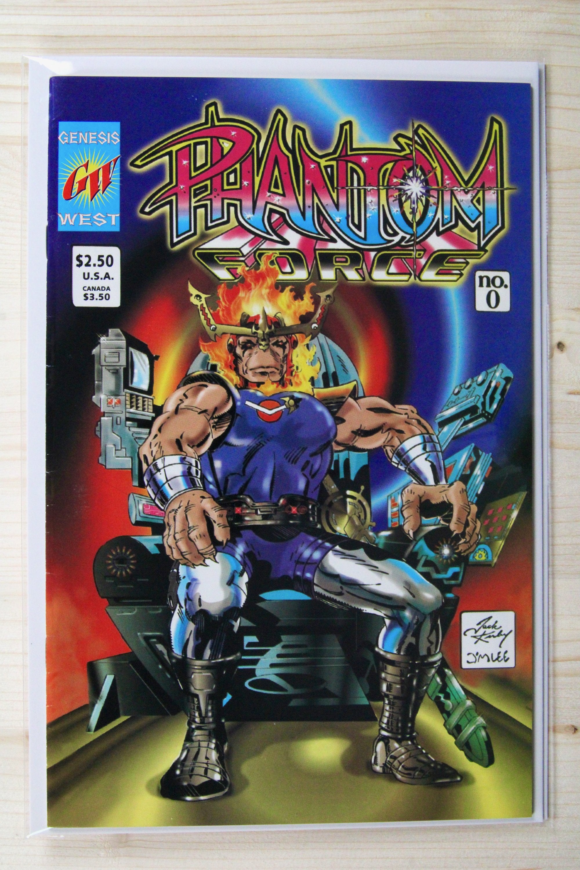 Phantom Force #1,3,4,5,6,7,8  Genesis West (1990) (7 Issues) Run Lot