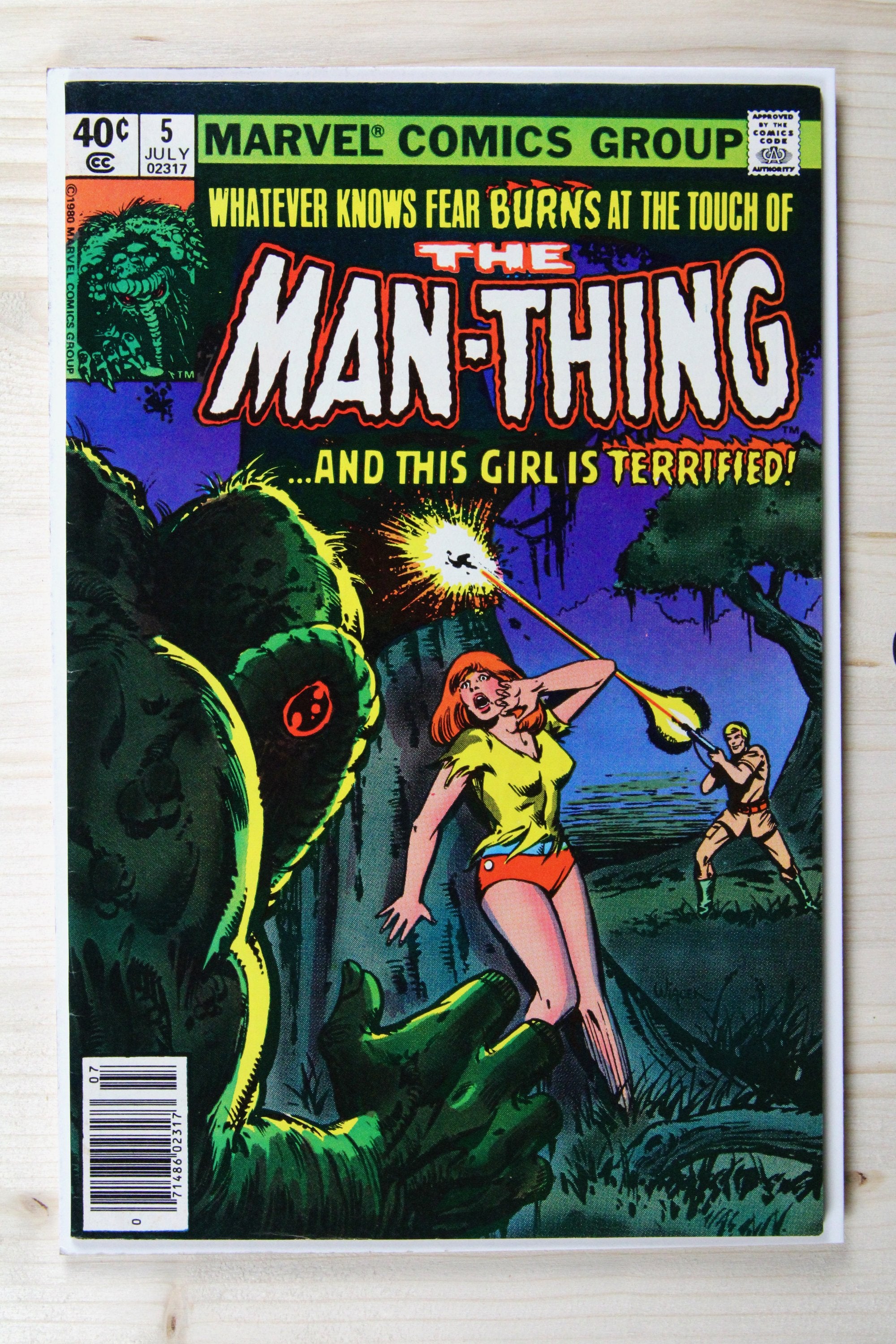Man-Thing #5 – Marvel (1980) 8.0 VF Chris Claremont story