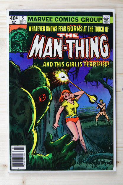 Man-Thing #5 – Marvel (1980) 8.0 VF Chris Claremont story
