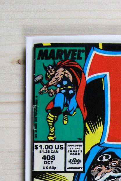 The Mighty Thor #408 – Marvel (1989) 8.0 VF Joe Sinnott