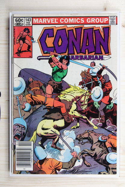 Conan the Barbarian #143 – Marvel (1983) 7.5 VF- Newsstand Edition