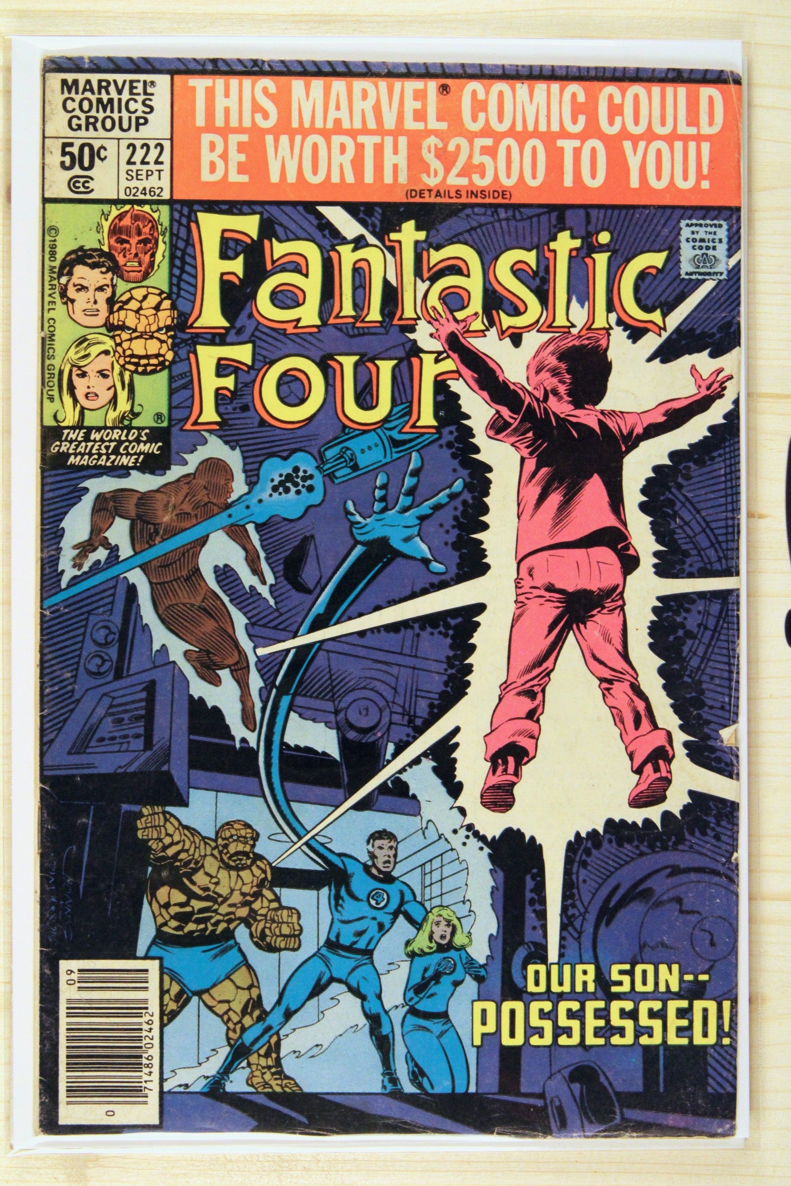 Fantastic Four #222 – Marvel (1980) 7.5 VF- Joe Sinnott art | Newsstand Edition