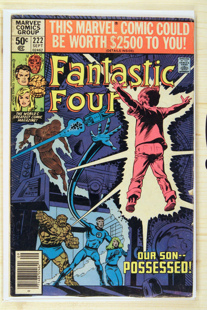 Fantastic Four #222 – Marvel (1980) 7.5 VF- Joe Sinnott art | Newsstand Edition