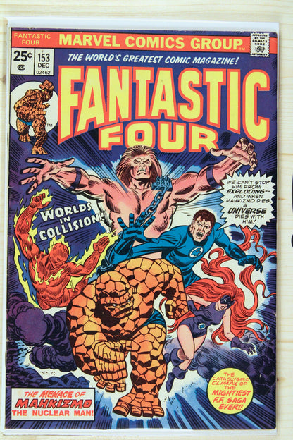 Fantastic Four #153 – Marvel (1974) 6.0 FN Joe Sinnott