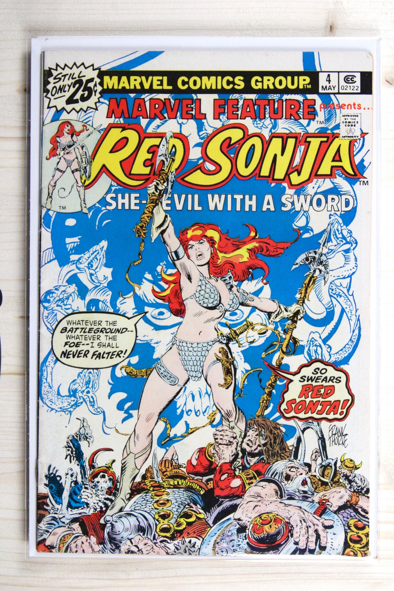 Marvel Feature: Red Sonja #4 – Marvel (1976) 7.5 VF-