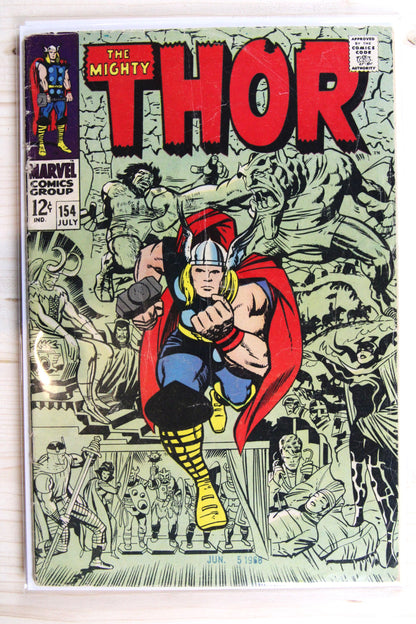 Thor #154 – Marvel (1968) 3.5 VG-
