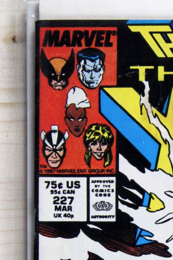 The Uncanny X-Men #227 – Marvel (1988) 9.0 VF/NM Fall of the Mutants | Chris Claremont story | Marc Silvestri art