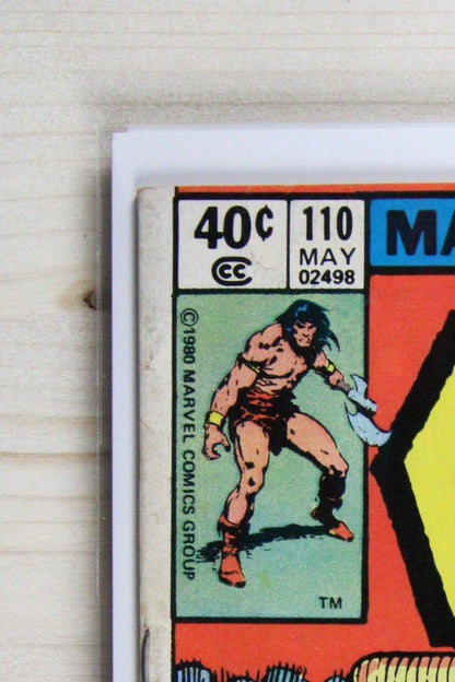 Conan the Barbarian #110 – Marvel (1980) 6.0 FN Newsstand Edition