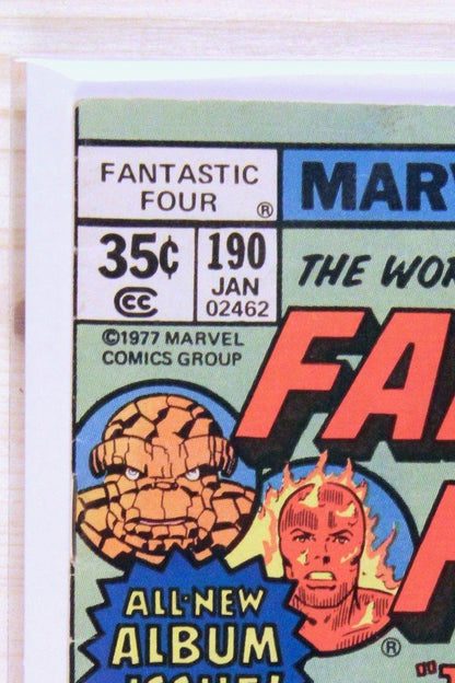 Fantastic Four #190 – Marvel (1978) 6.0 FN Jack Kirby art | Stan Lee | Newsstand Edition