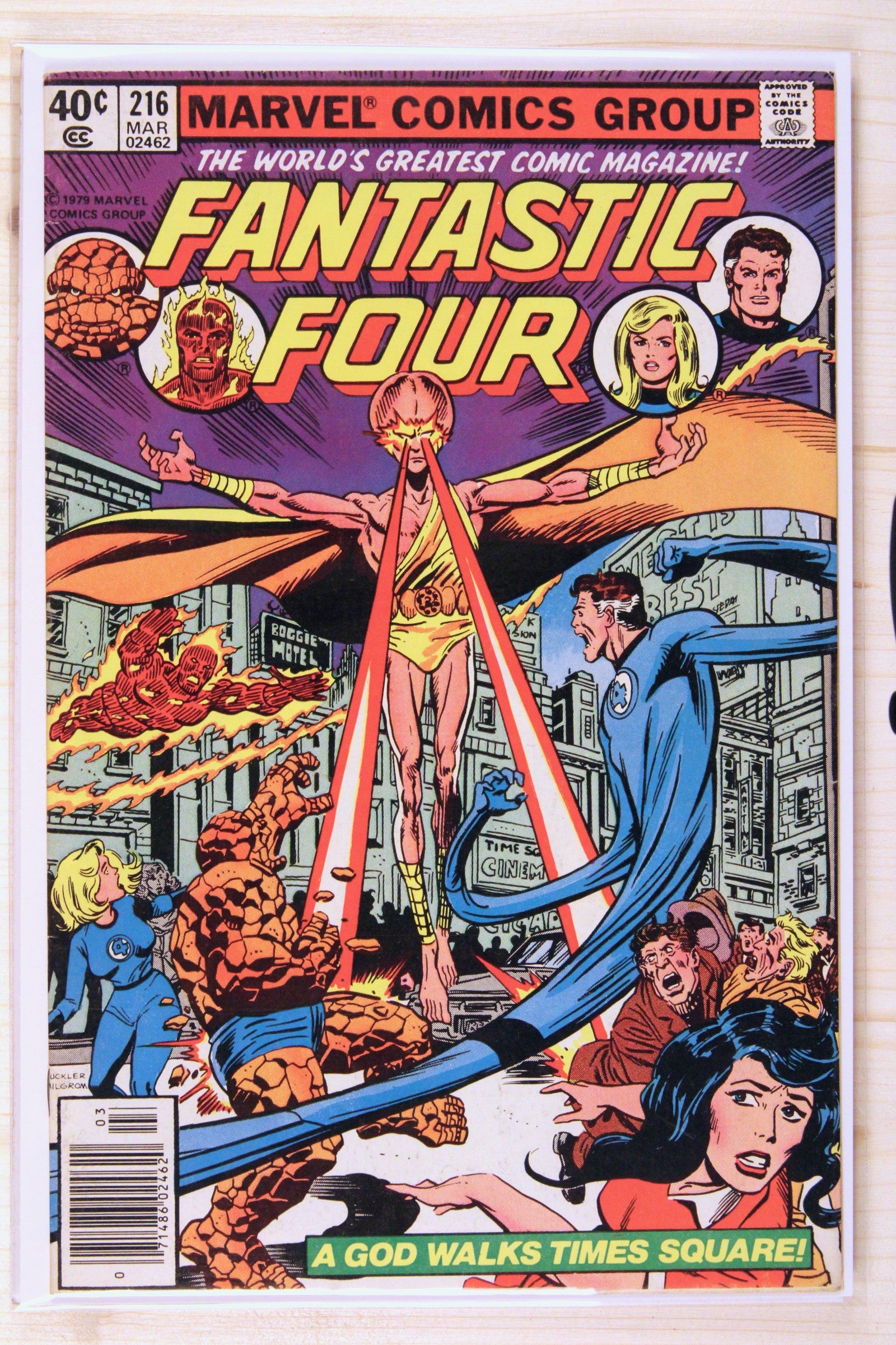 Fantastic Four #216 – Marvel (1980) 6.5 FN+ John Byrne art | Newsstand Edition