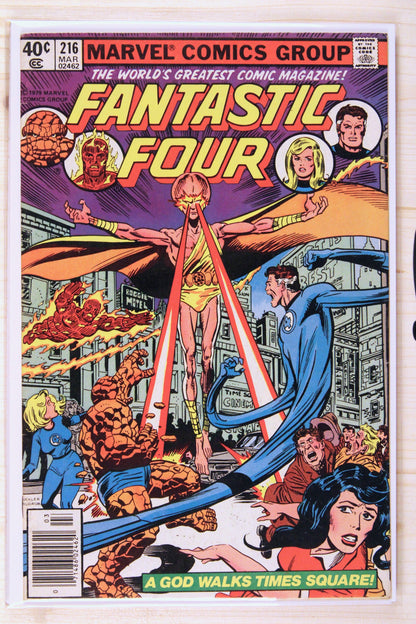 Fantastic Four #216 – Marvel (1980) 6.5 FN+ John Byrne art | Newsstand Edition