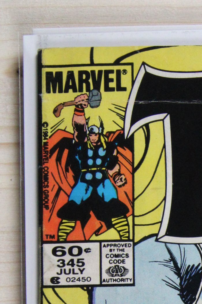 Thor #345 – Marvel (1984) 8.5 VF+ Newsstand