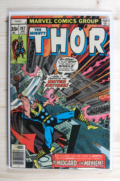 Thor #267 – Marvel (1978) 4.5 VG+